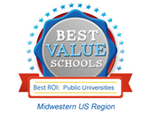 Best Value School, Best ROI: Public Universities Midwestern US Region